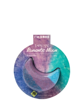 I'M BOMB Bilă efervescentă pentru baie Romantic Moon Lavender, 120 gr