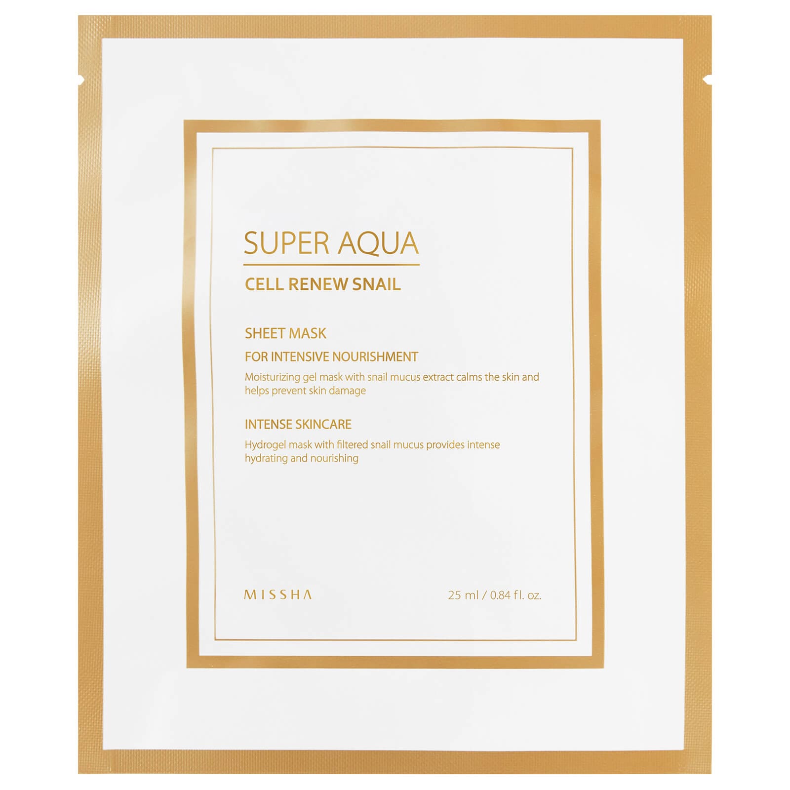 Missha Регенерирующая маска для лица Super Aqua Cell Renew Snail