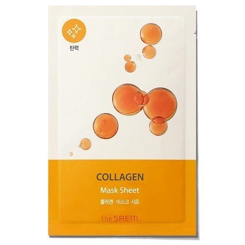 the SAEM Mască din țesătură cu colagen Collagen Mask Sheet, 1 buc
