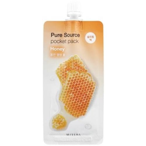 Missha Mască de noapte cu extract de miere pentru față Pure Source Pocket Pack Honey