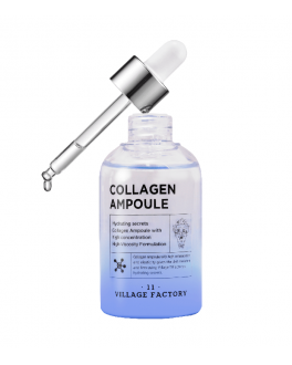 Village 11 Factory Ser-fiolă pentru elasticitatea pielii feței Collagen Ampoule, 50 ml