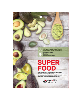 Eyenlip Mască din țesătură pentru față cu extract de avocado Super Food Avocado Mask, 1 buc
