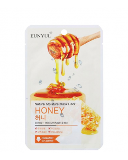 Eunyul Mască din țesătură cu extract de miere Natural Moisture Mask Pack Honey, 1 buc