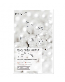Eunyul Маска тканевая с экстрактом жемчуга Natural Moisture Mask Pack Pearl, 1 шт