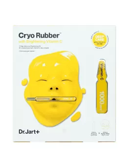 Dr Jart+ Mască modelantă pentru netezirea tonului pielii Cryo Rubber Brightening Vitamin C, 43 gr x 5 ml