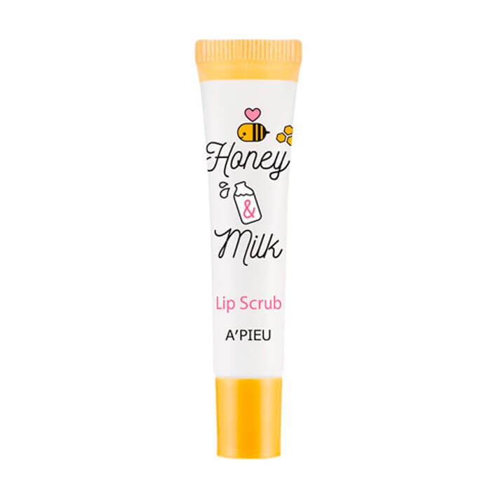 Apieu Exfoliant cu extract de miere și proteine de lapte pentru buze Honey & Milk Lip Scrub, 8 ml