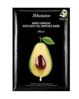 JMsolution Питательная ультратонкая маска с авокадо Water Luminous Avocado Oil Ampoule Mask, 1 шт