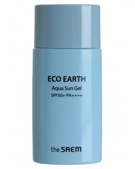 the SAEM Crem-gel Eco Earth Power Aqua Sun Gel SPF50+, 60 gr