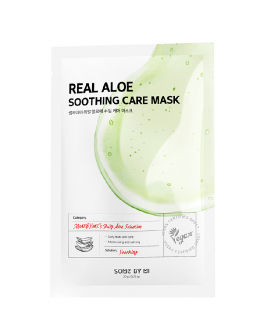SOME BY MI Ультратонкая тканевая маска с алое Real Aloe Soothing Care Mask 