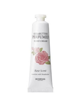 SKINFOOD Cremă parfumată pentru mâini cu unt de shea și trandafir Shea Butter Perfumed Hand Cream Rose Scent, 30 ml