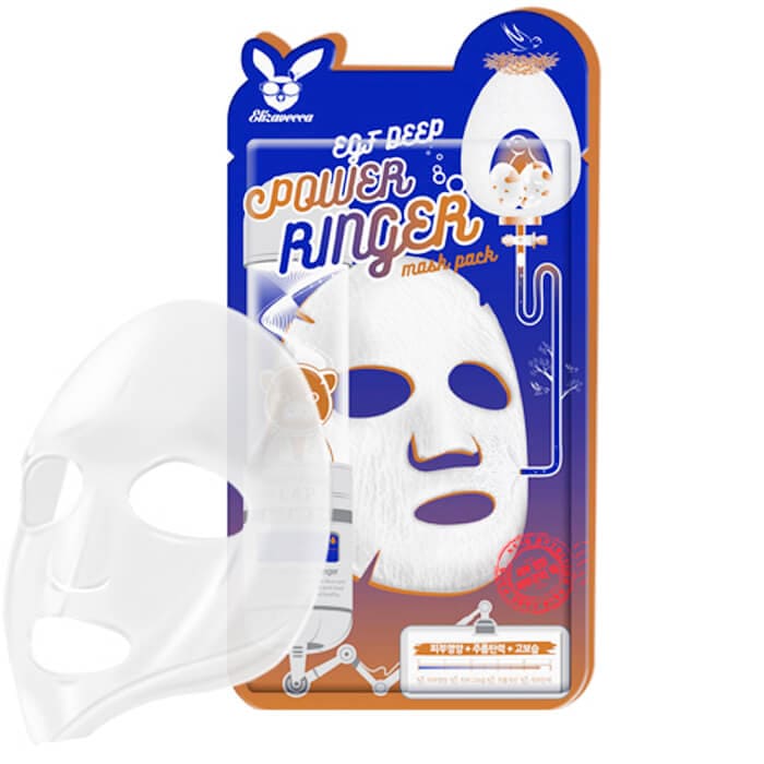 Elizavecca Активная тканевая маска для лица с эпидермальным фактором роста EGF Deep power Ringer Mask Pack