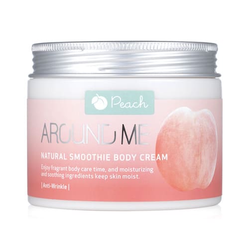 Welcos Крем-смузи для тела Around Me Natural Smoothie Body Cream Peach, 300g