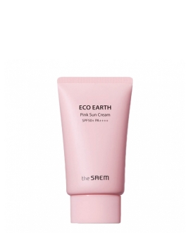 the SAEM Солнцезащитный крем Eco Earth Power Pink SPF50+ PA++++, 50 г