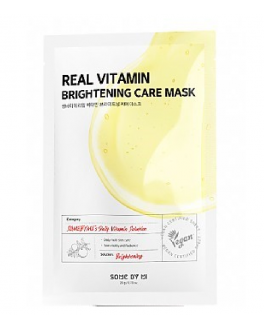 SOME BY MI Тканевая осветляющая маска с витаминами Real Vitamin Brightening Care Mask, 1 шт