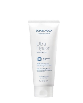 Missha Cremă de curățare pentru față Super Aqua Ultra Hyalon, 200 ml