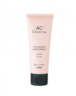 Etude House Masca calmanta pentru pielea problematica AC Clean Up Pink Powder Mask, 100 ml