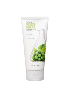 Its Skin Spumă pentru curățarea feței cu extract de struguri Have A Green Grape Cleansing Foam, 150 ml