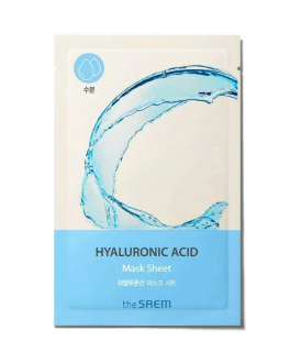 the SAEM Mască din țesătură hidratantă pentru față Hyaluronic Acid Mask Sheet, 1 buc