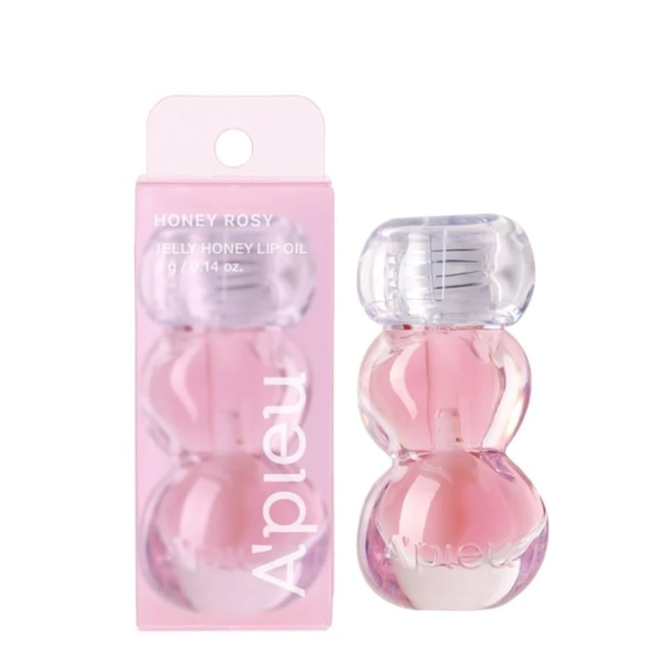 Apieu Ulei-gel pentru buze Jelly Honey Lip Oil Honey Rosy, 4 g