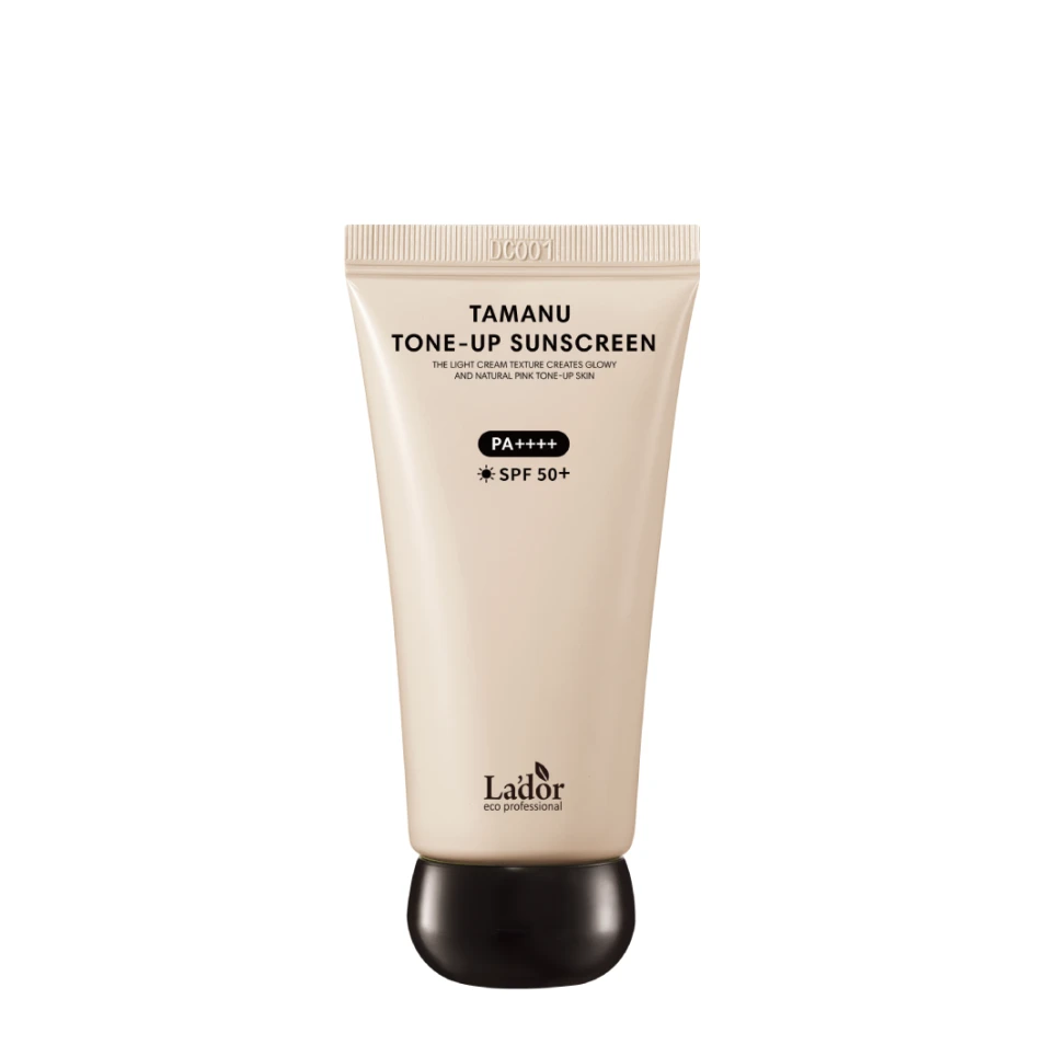 LADOR Cremă cu protecție solară nuanțatoare Tamanu Tone-up Sunscreen SPF50+ PA++++, 50 ml