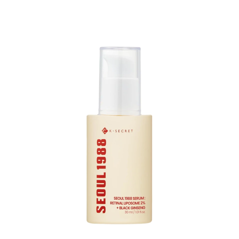 K-SECRET Ser rejuvenant SEOUL 1988 Serum Retinal Liposome 2% + Black Ginseng, 30 ml