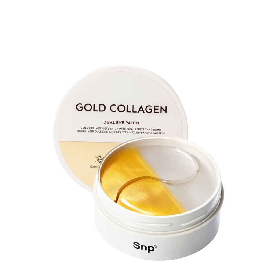 SNP Патчи для глаз Gold Collagen, 60 шт