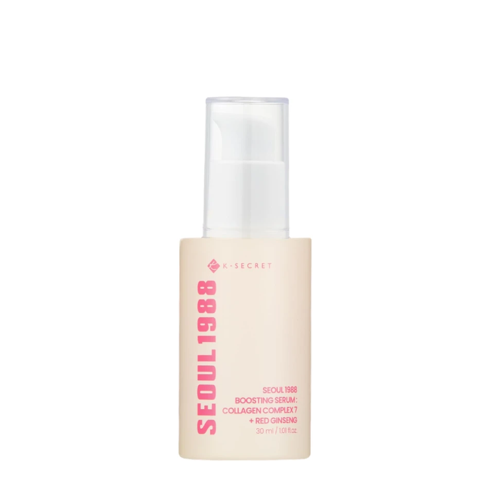 K-SECRET Ser fortifiant SEOUL 1988 Boosting Serum Collagen Complex 7 + Red Ginseng, 30 ml
