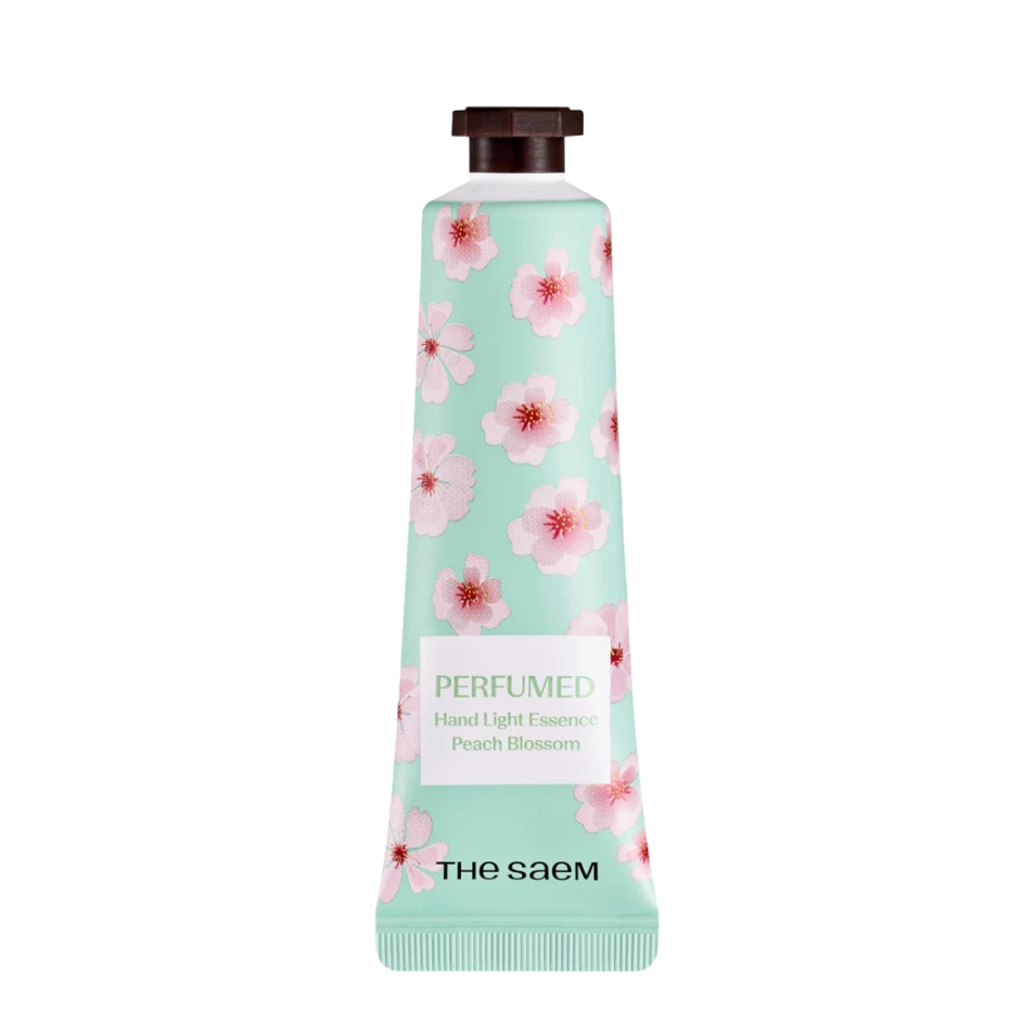the SAEM Cremă-esență pentru mâini Peach Blossom, 30 ml