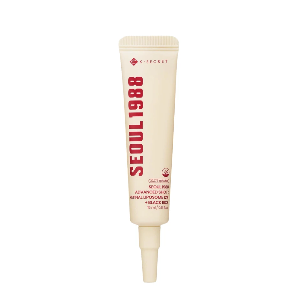 K-SECRET Cremă rejuvenantă SEOUL 1988 Advanced Shot Retinal Liposome 12% + Black Rice, 30 ml