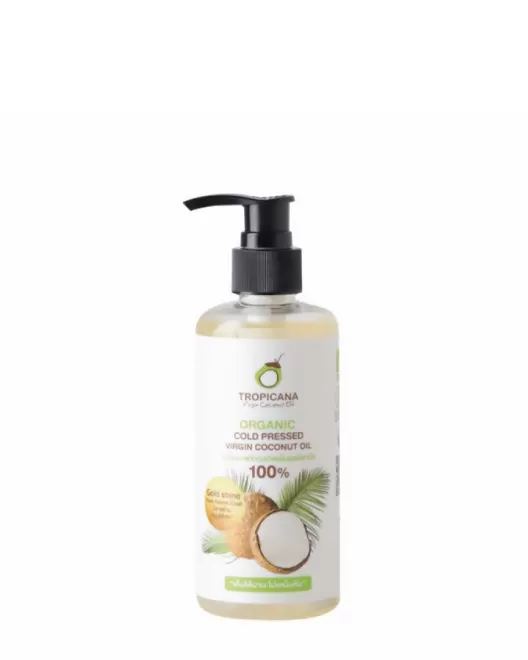 TROPICANA Ulei de cocos presat la rece Organic Cold Pressed Virgin, 250 ml