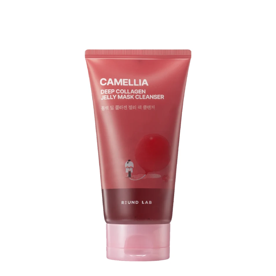 ROUND LAB Очищающая гель-маска Camellia Deep Collagen Jelly, 150 мл