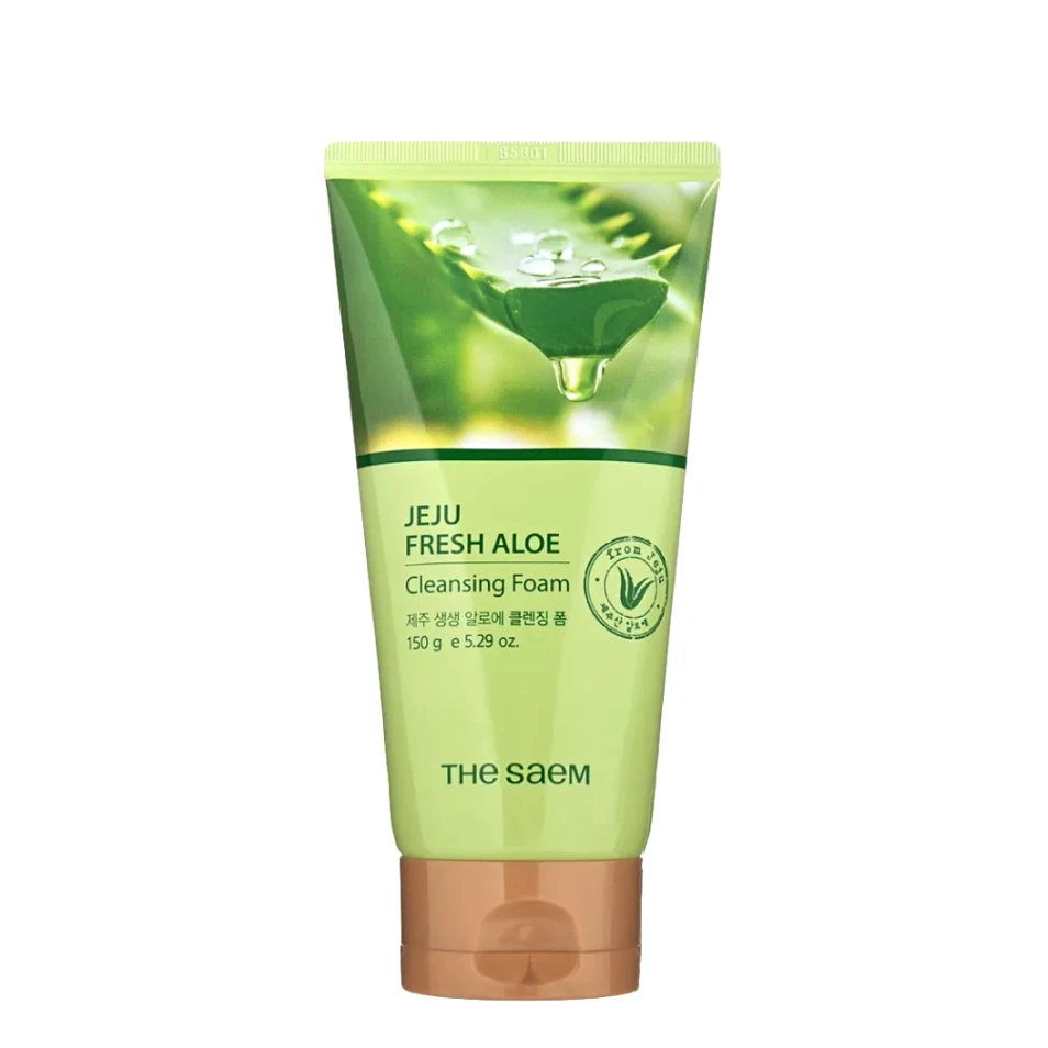 the SAEM Spumă de curățare pentru față Jeju Fresh Aloe, 150 ml