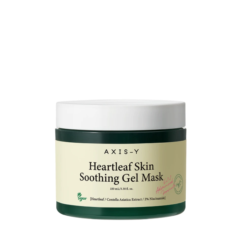 AXIS-Y Смываемая маска Heartleaf Skin Soothing, 100 мл