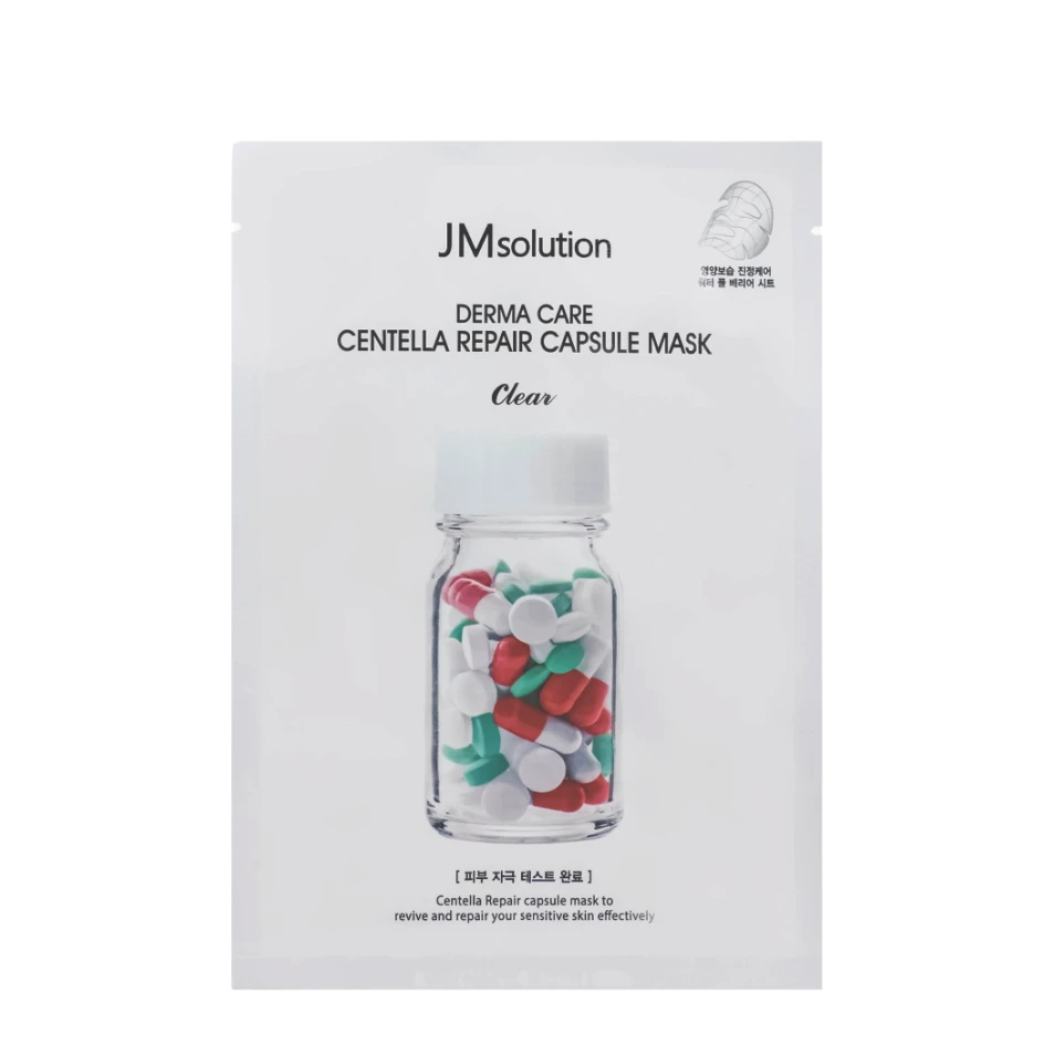 JMsolution Mască din țesătură Derma Care Centella Repair Capsule Mask, 1 buc