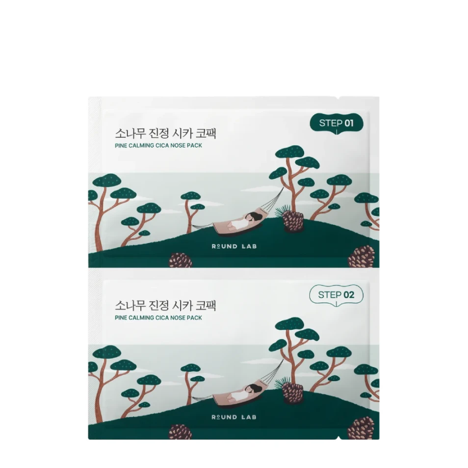 ROUND LAB Mască de curățare pentru nas Pine Calming Cica