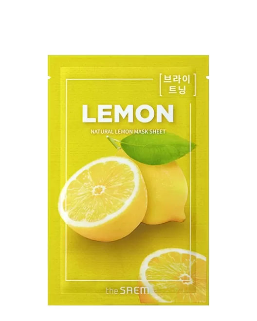 the SAEM Mască iluminatoare din țesătură Natural Lemon, 1 buc