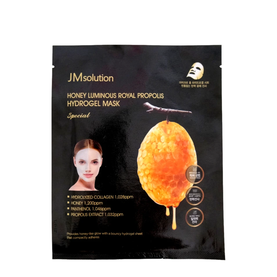 JMsolution Восстанавливающая тканевая премиум-маска Honey Luminous Royal Propolis, 25 г