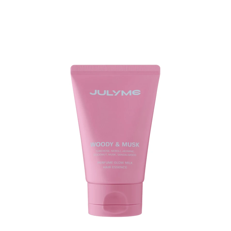 JULYME Esență pentru păr Glow Milk Woody & Musk, 80 ml