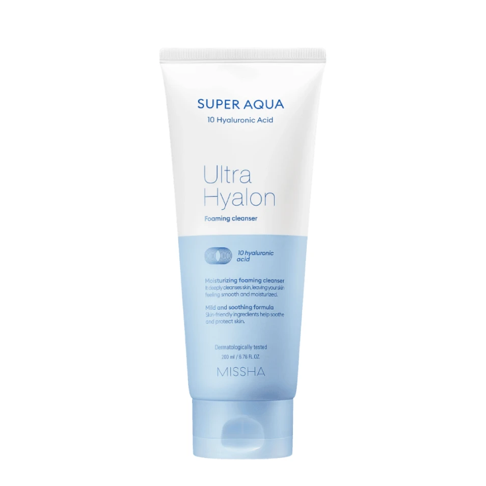 Missha Увлажняющая пенка для очищения Super Aqua Ultra Hyalron