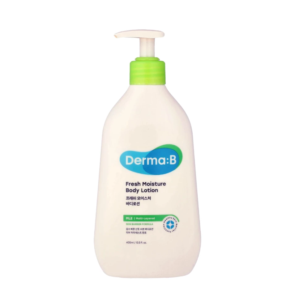 Derma:B Loțiune hidratantă pentru corp Fresh Moisture, 400 ml