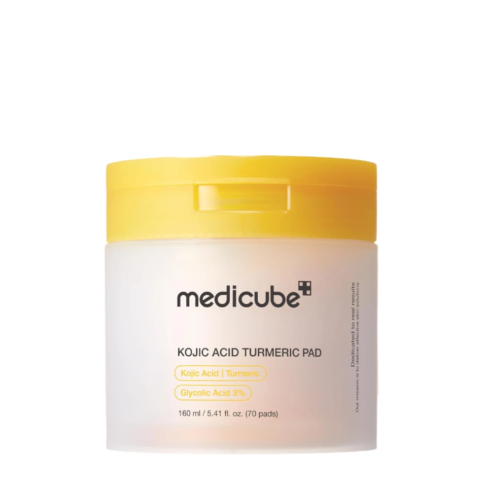Medicube Discuri-toner iluminatoare Kojic Acid Turmeric, 70 buc