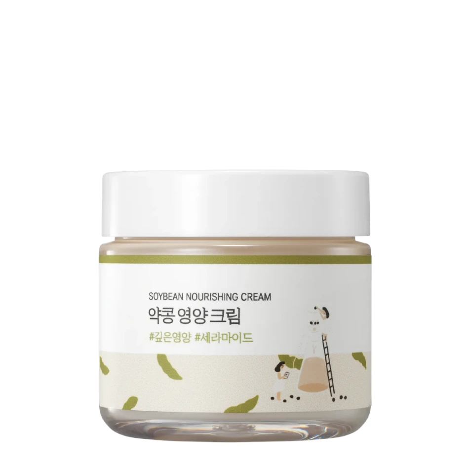 ROUND LAB Питательный крем для лица Soybean, 80 мл