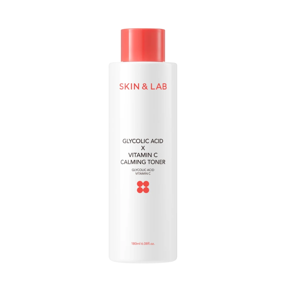 SKIN & LAB Обновляющий тонер Glycolic Acid X Vitamin C Calming Toner, 180 мл