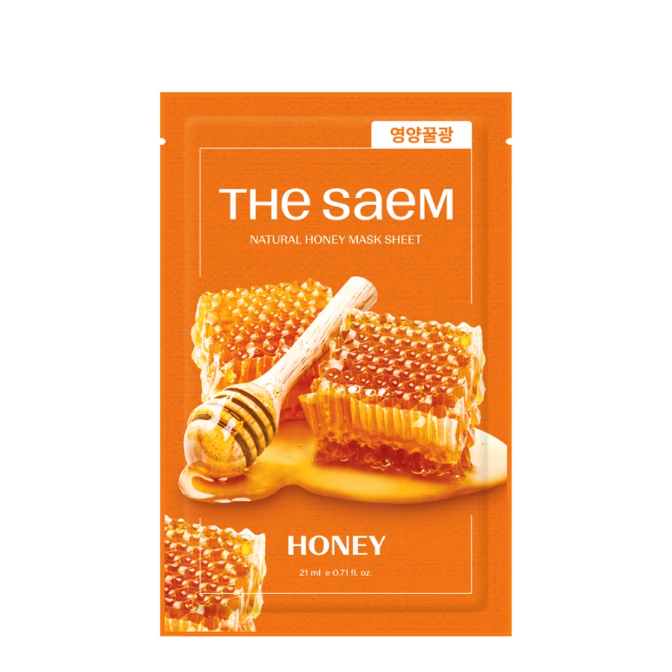 the SAEM Mască regenerantă din țesătură Natural Honey, 1 buc