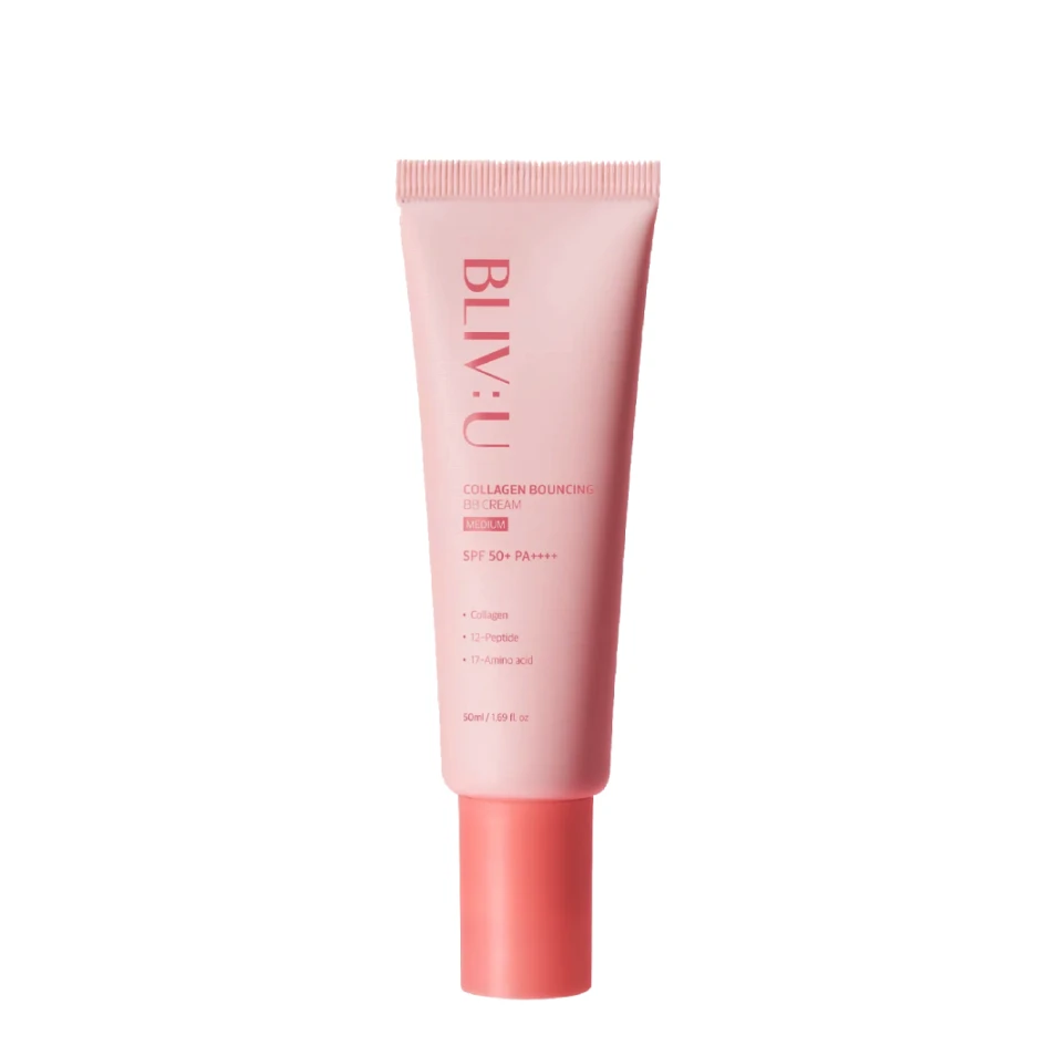 BLIV:U Увлажняющий ВВ-крем Collagen Bouncing BB Cream SPF50+ PA++++, 50 мл