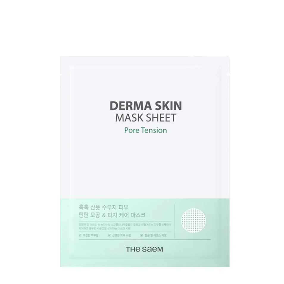 the SAEM Mască din țesătură pentru față Derma Skin Pore Tension, 1 buc