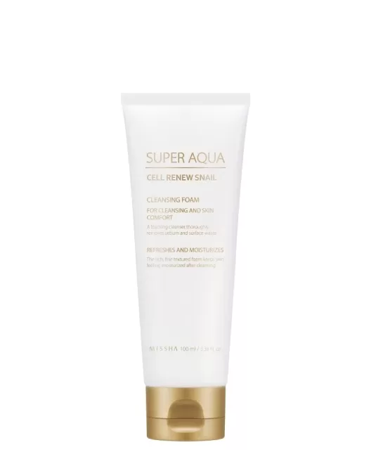 Missha Пенка для умывания Super Aqua Cell Renew Snail, 100 мл