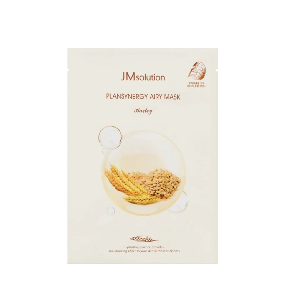 JMsolution Mască din țesătură Plansynergy Airy Mask Barley, 1 buc