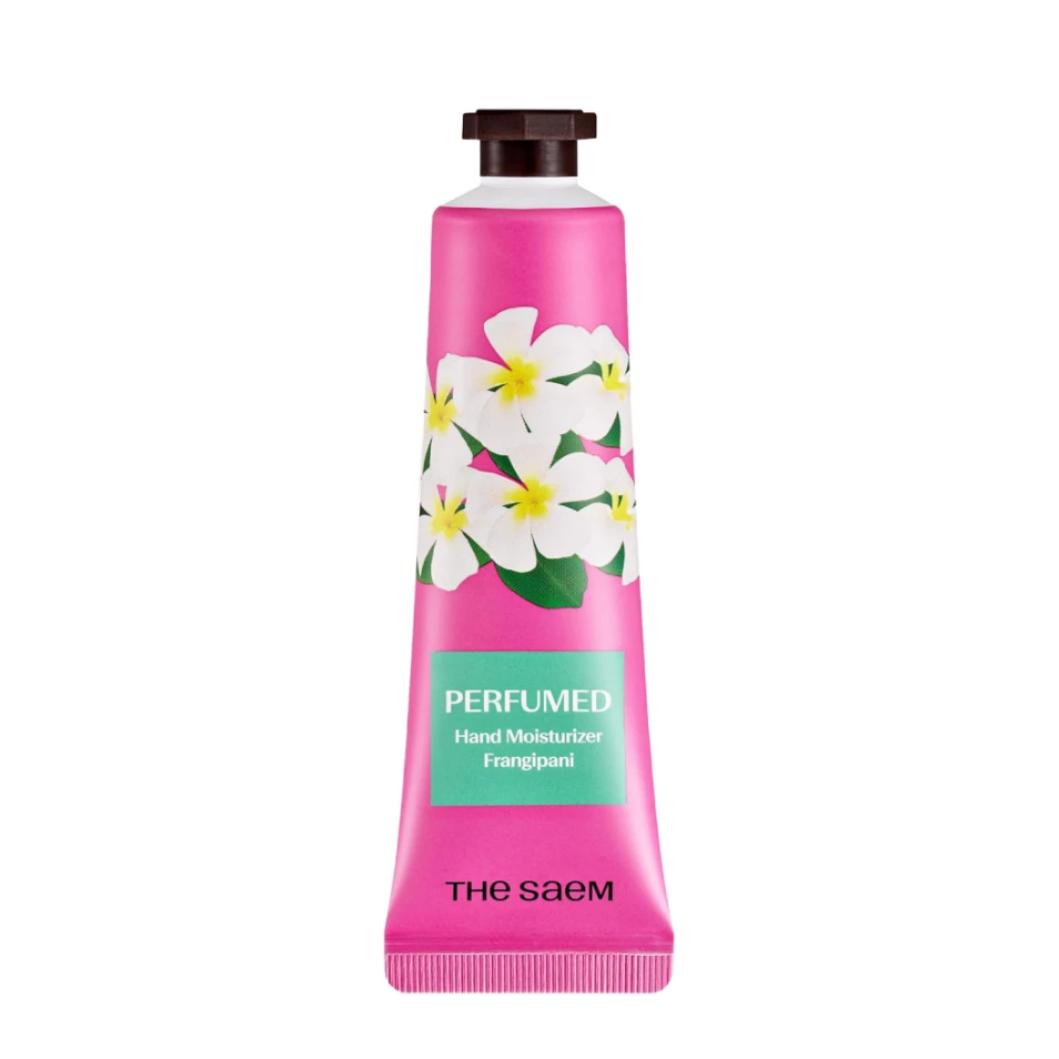 the SAEM Cremă parfumată pentru mâini Perfumed Frangipani, 30 ml