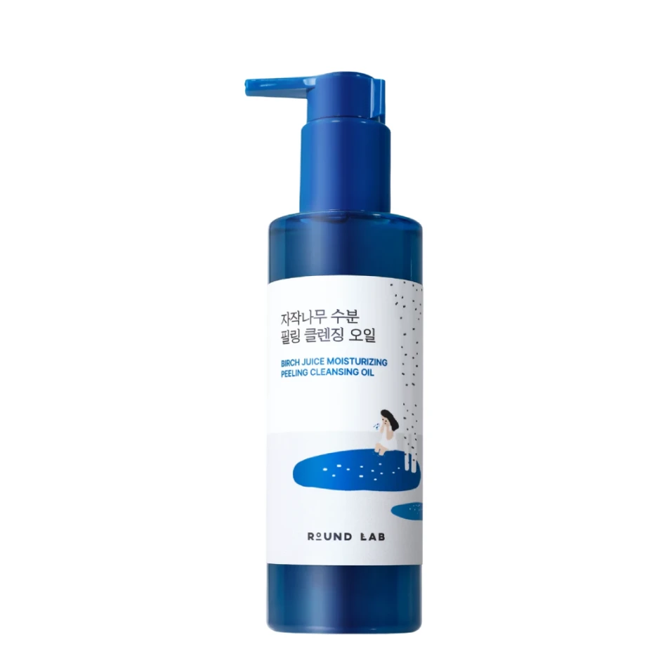 ROUND LAB Ulei hidrofil Birch Juice Moisturizing Peeling, 200 ml